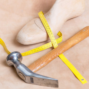 Werkzeuge zur Schuhreparatur